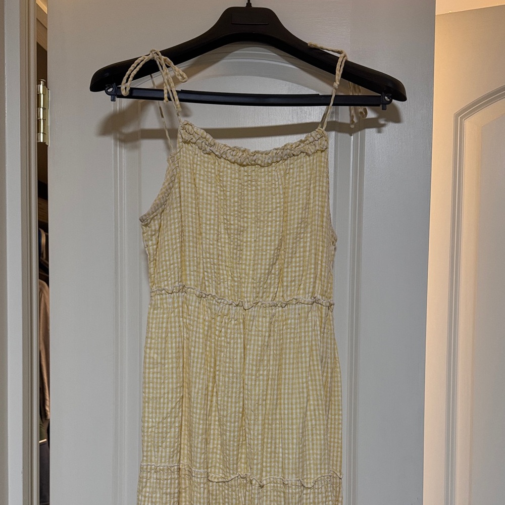 Yellow Gingham Sundress